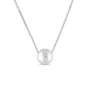 Minimalistický zlatý náhrdelník s perlou KLENOTA