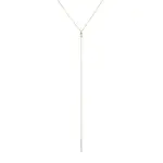 Dlhý náhrdelník zo žltého 14 kt zlata s perlou KLENOTA