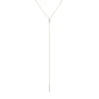 Dlhý náhrdelník zo žltého 14 kt zlata s perlou KLENOTA