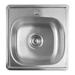 Aqualine Dřezy - Dřez 48x48 cm, nerez AQ4848B