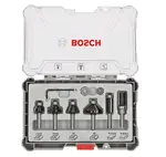 Bosch Příslušenství - 6dílná sada frézovacích bitů 2607017468
