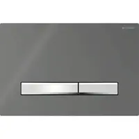 Geberit Sigma50 - Ovládací tlačítko splachování, kouřové zrcadlové sklo 115.788.SD.2