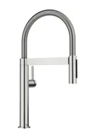 Blanco Culina S - Dřezová baterie s flexibilním ramenem a sprškou, ocel 527467