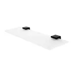 Nimco Kibo - Polička, délka 50 cm, matné sklo/černý mat Ki-14091B-50-90