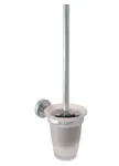 RAV Slezák Colorado - WC štětka nástěnná, s držákem, matné sklo/chrom COA0500