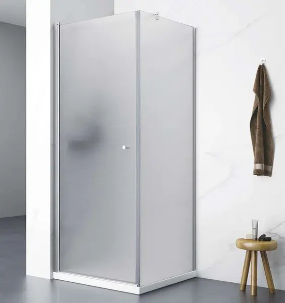 Aqualine Pilot - Sprchový kout 70x70 cm, chrom/sklo Brick PT070-01