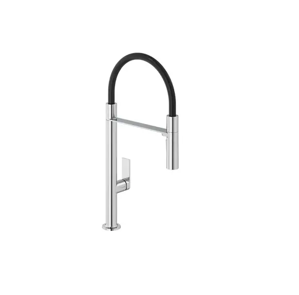 Kludi Qord - Dřezová baterie s flexibilním ramenem, chrom 568590575