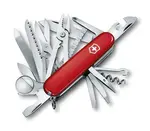 VICTORINOX - Střední kapesní nůž Swiss Champ, 33 funkcí, červená 1.6795
