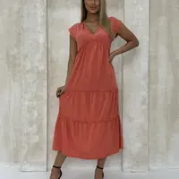 Edoti Frill maxi dress - DL