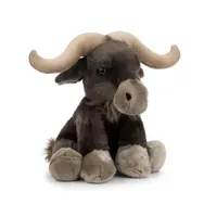 WILD LIFE Buvol realistická plyšová hračka 28cm