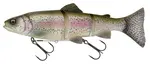 Savage gear gumová nástraha 3d line thru trout clear rainbow trout - 15 cm 40 g