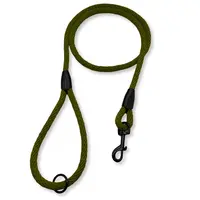 PafDog® Klasické vodítko s poutkem na ruku, 12mm, khaki zelené PAF-916