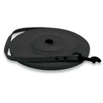 PafDog® lehké voděodolné HEXA stopovací vodítko ploché, 1cm - černá PAF-613