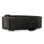 PafDog® Široký voděodolný nastavitelný obojek pro psy HEXA černý - šířka 4 cm PAF-977