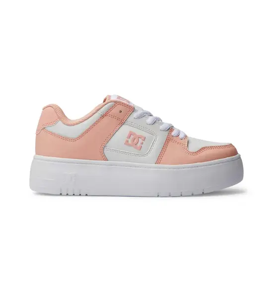 Dc shoes dámské boty Manteca 4 Platform Lt Peach | Bílá | Velikost 9 US