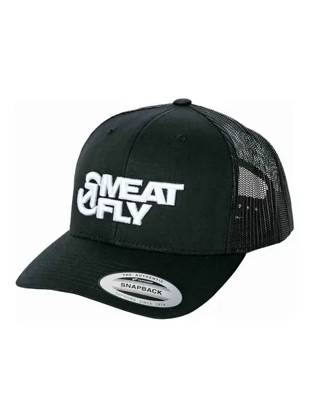 Meatfly kšiltovka Setty Trucker Black | Černá | Velikost One Size
