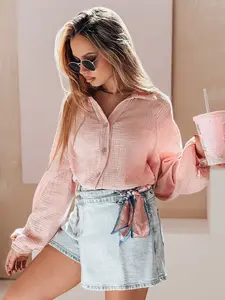 Dámská oversize mušelínová halenka MUSLINEA