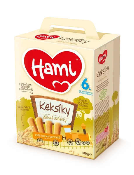 Hami Keksíky dětské sušenky 180g 6M