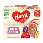 Hami 100% ov. jablko a švestka 4x100g 4M