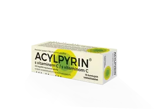 Acylpyrin s vitaminem C 320mg/200mg 12 šumivých tablet