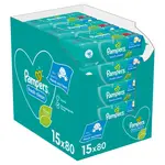 Pampers Fresh Clean XXL vlhčené ubrousky 15x80 ks