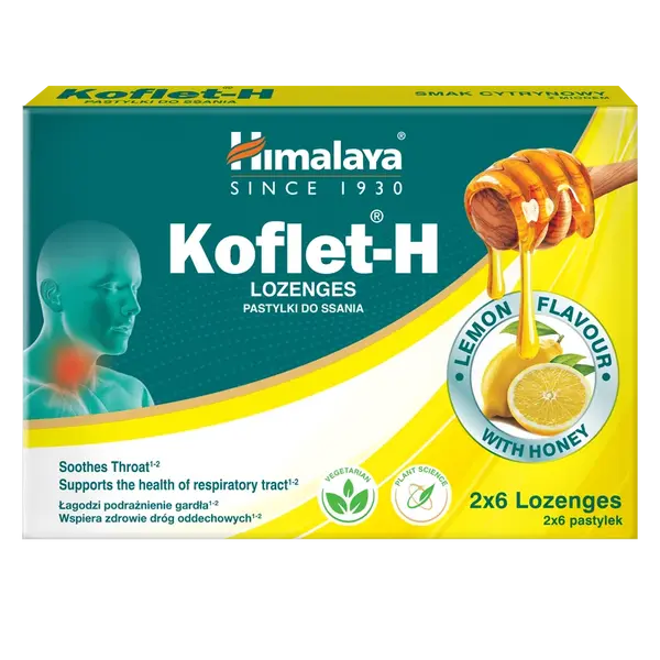 Himalaya Koflet H Lemon 12 pastilek
