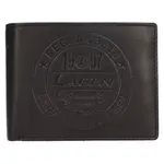 Pánska kožená peňaženka Lagen Gestur - čierna