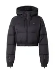 Tommy Jeans Prechodná bunda  čierna