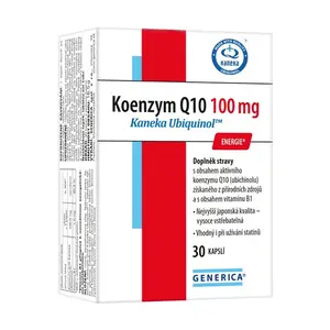 GENERICA Koenzym Q10 100mg Kaneka Ubiquinol 30 kapslí