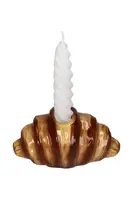 Dekorativní svícen home & lifestyle 6,4 x 8,5 x 14,4 cm hnědá barva