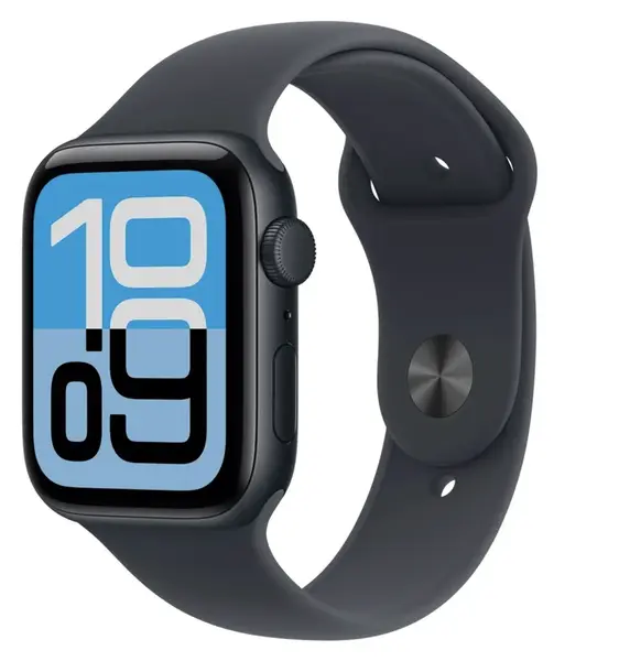 APPLE Watch SE 3 44mm Temně inkoustový hliník s inkoustovým sportovním řemínkem M/L