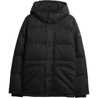 GAP V-FRCH HOODED HEAVYWEIGHT LOGO PUFFER Pánská zimní bunda, černá, velikost