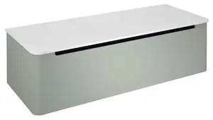 Sapho Kerala - Umývadlová skrinka 120x48x35 cm, 1 zásuvka, verde KR120-4444