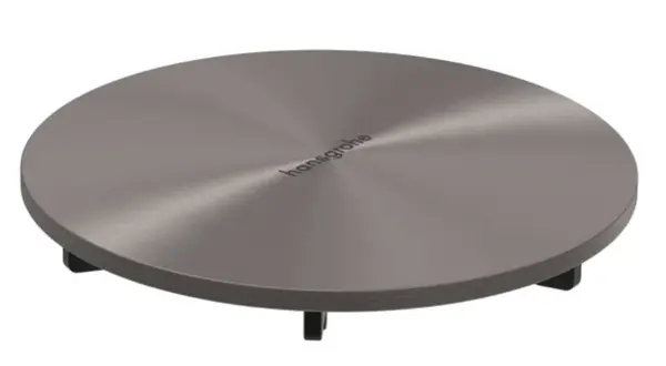 Hansgrohe RainDrain Staro - Kryt odtoku pre sprchovú odpadovú súpravu, kefovaný čierny chróm 60058340