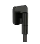 Hansgrohe FixFit Fine Q - Nástenné kolienko, kefovaný čierny chróm 28884340