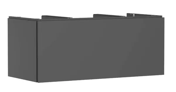 Hansgrohe Xilesa E - Umývadlová skrinka, 50x118x55 cm, 1 zásuvka, matná sivá 54267760