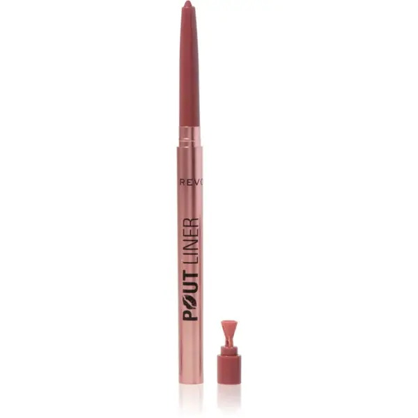 Revolution Pout Liner tužka na rty pro zvětšení objemu odstín Doll Warm Nude 0.2 g