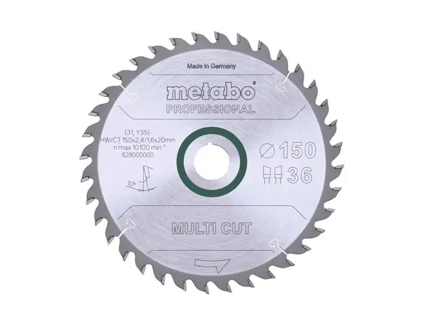 Metabo - Pílový kotúč 150x20 mm, 36 zubov 628000000