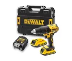 DeWALT - 18V AKU vŕtací skrutkovač, 2x aku 2,0 Li-Ion, nabíjačka DCD777D2T