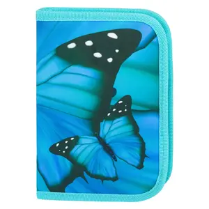 Školský peračník jednoposchodový Butterfly
