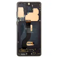 LCD + dotyk + přední kryt pro Samsung Galaxy S20+, cosmic black