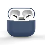 Měkké silikonové pouzdro na sluchátka Apple AirPods 3, tmavě modré (pouzdro C)