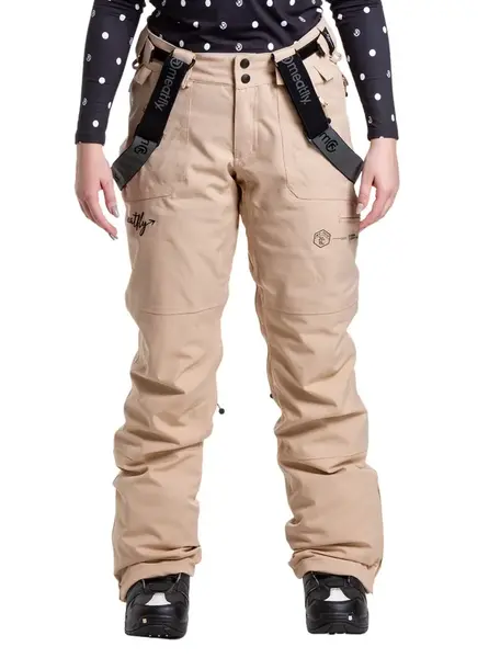Meatfly dámské SNB & SKI kalhoty Foxy Latte | Písková | Velikost S