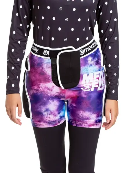 Meatfly chránič kostrče Norris Purple Aquarel | Růžová | Velikost S