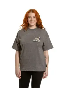 Meatfly dámské tričko Vexey Pewter Flowers (acid wash) | Mnohobarevná | Velikost S | 100% bavlna