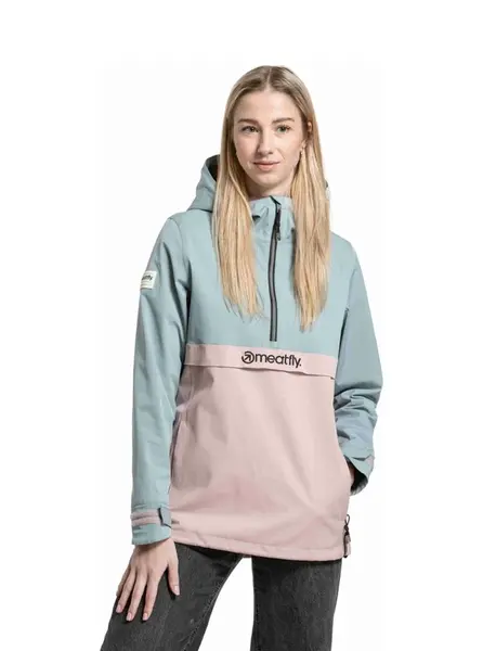 Meatfly dámská street bunda Kalle Slate / Maue | Růžová | Velikost XL