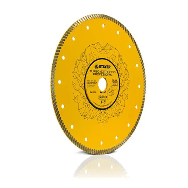 Kotouč diamantový, Ø 115R x 22,2 x 7 mm, H10, TURBO EXTRAFINO PRO, STAYER