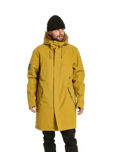 Meatfly pánská zimní bunda Lars Golden Olive | Zelená | Velikost XXL