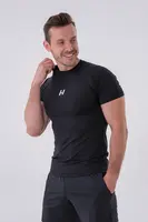 Nebbia Funkční Slim-fit tričko 324, černá, XXL
