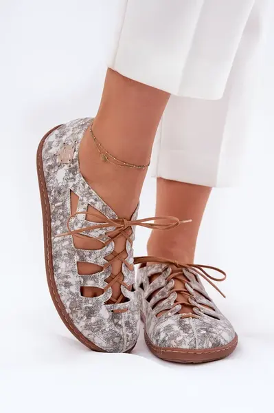 Kožené Baletky S Výrezmi Maciejka